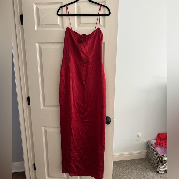 NWT Reformation Frankie Silk Dress - Picture 4 of 12